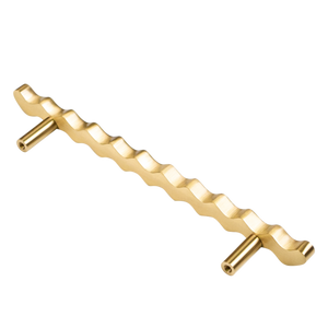
            
                Load image into Gallery viewer, Ziggie Solid Brass pull Handle
            
        
