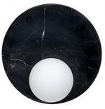 Lux Black & White Root Marble Wall Lamp