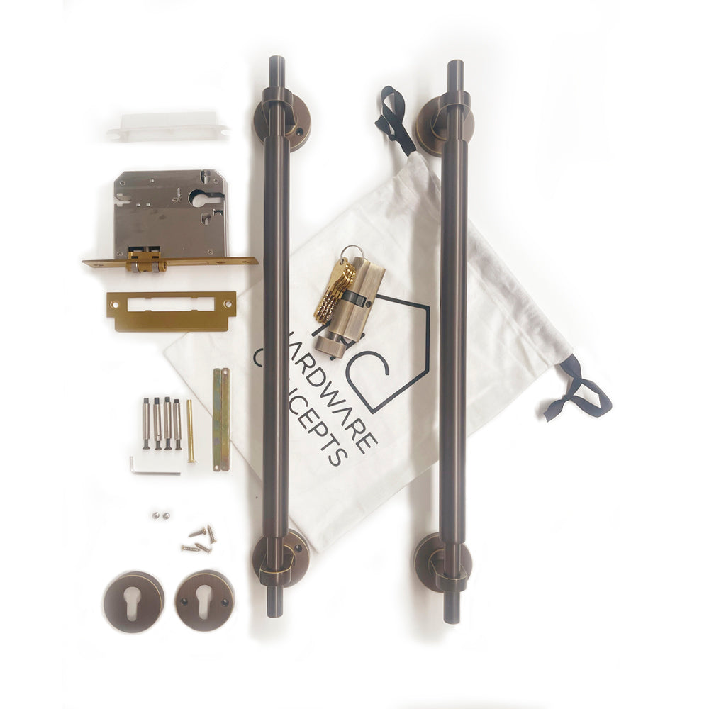 
                      
                        IVY Solid Brass Entry Door Pull KIT
                      
                    