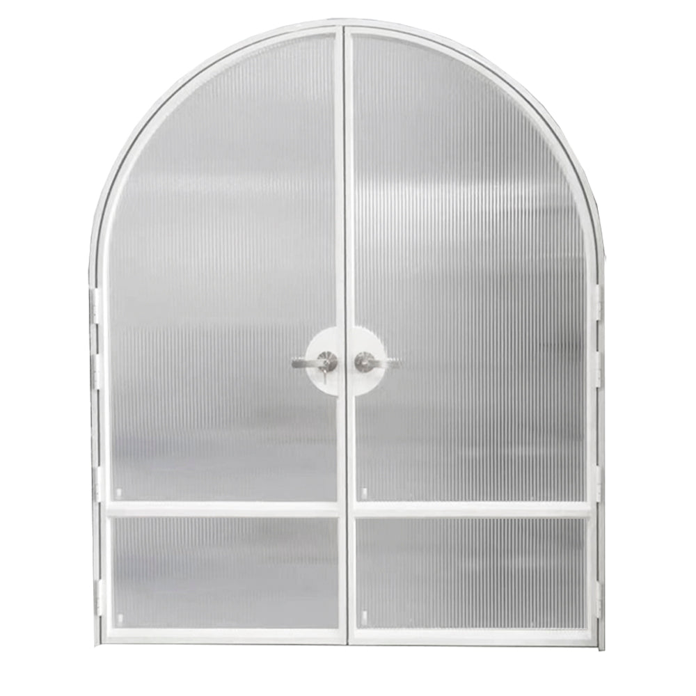 Manhattan Aluminium Arched Double Front Door