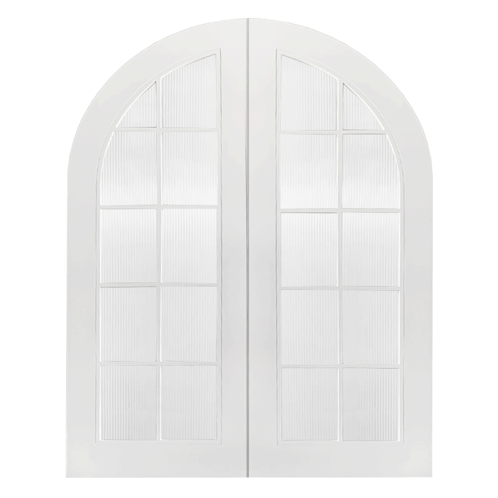 Pixie Arched Double Front Door