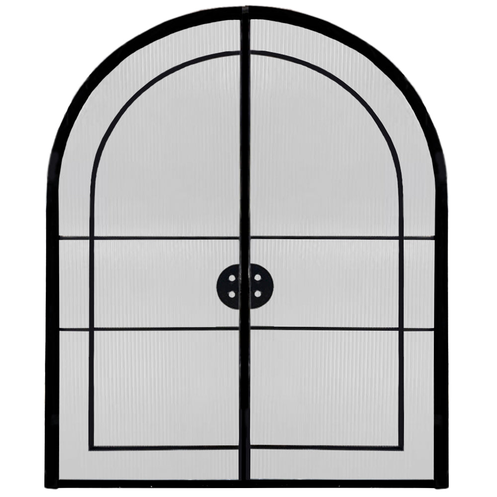 Soho Aluminium Arched Double Front Door