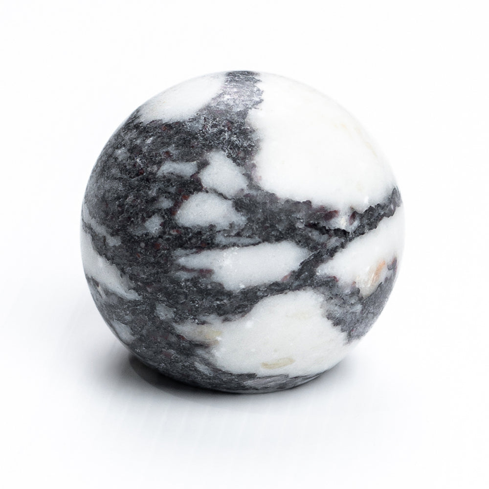 Bubble Calacatta Violet Marble Stone Knob