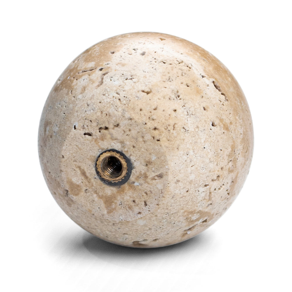 Bubble Beige Travertine Stone Knob