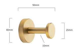 
            
                Load image into Gallery viewer, Poppy Brass Wall Hook
            
        