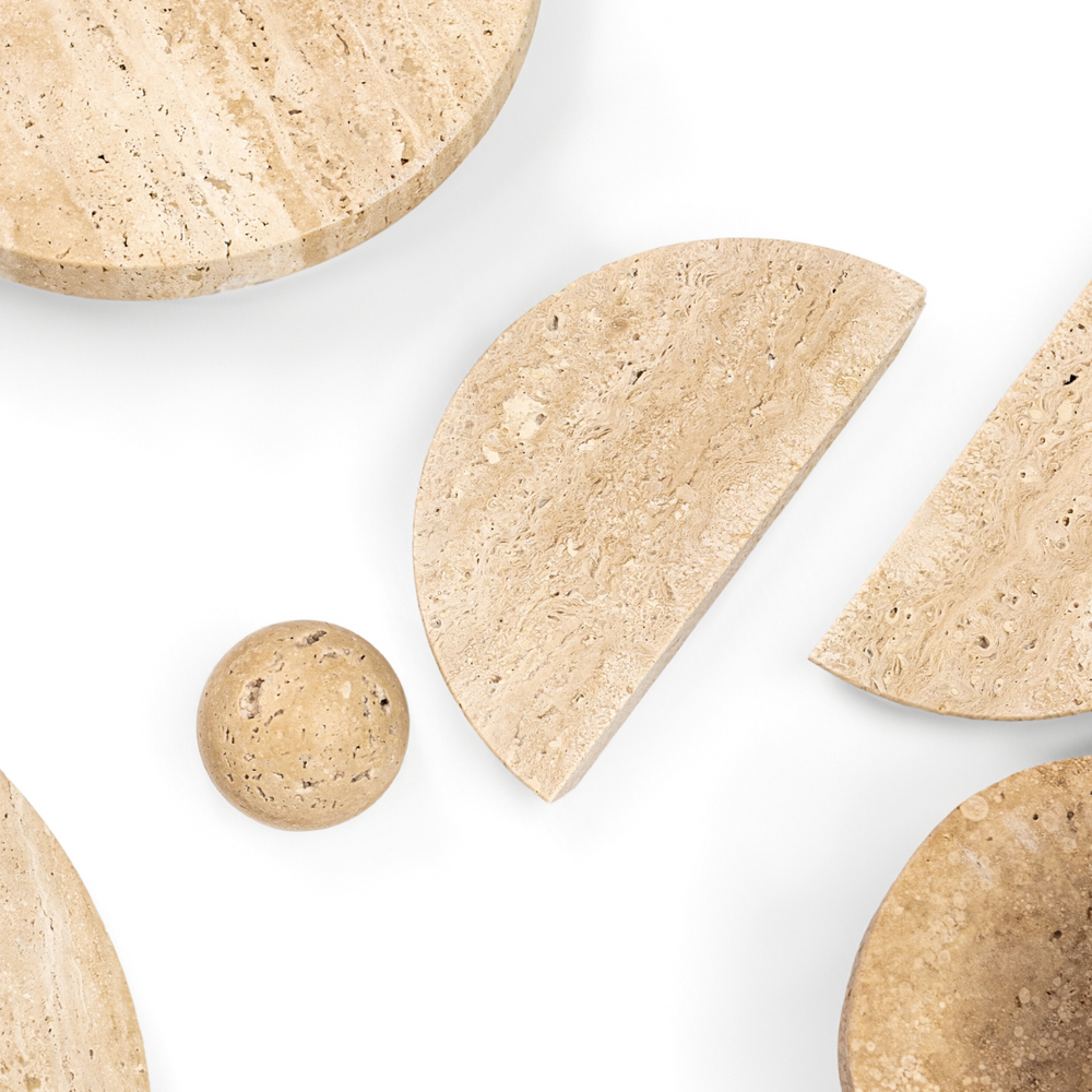 
                      
                        Hemi Travertine Handle PAIR
                      
                    
