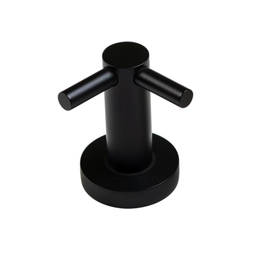 Vivid Matte Black Wall Hook Hardware Concepts