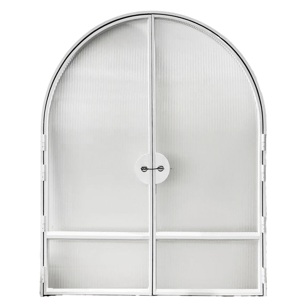 Manhattan Aluminium Arched Double Front Door