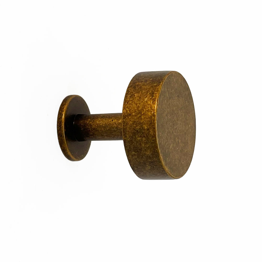 Polka Tumbled Copper Solid Brass Knob