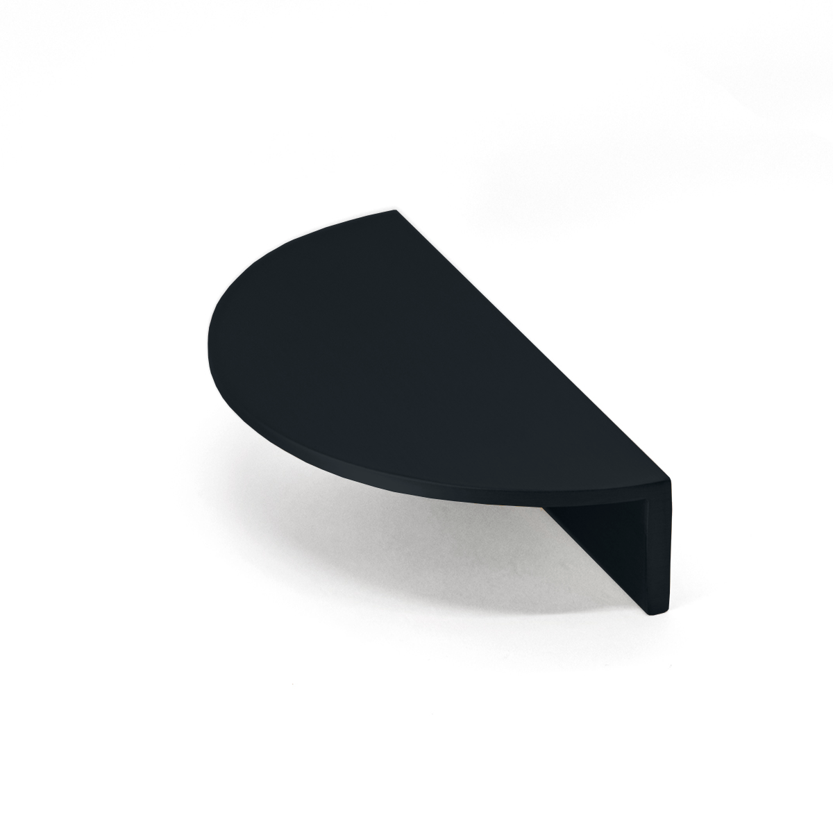 Arc Black Solid Brass Pull Handle - L