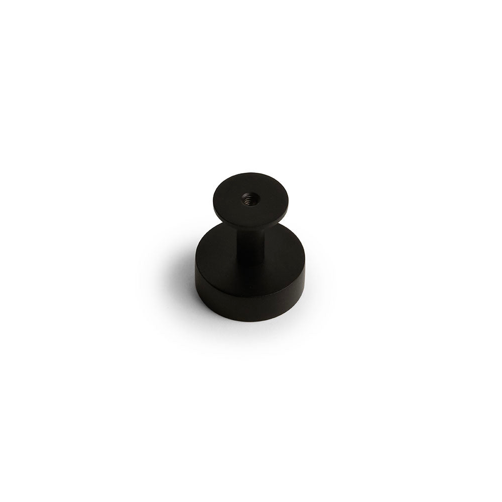 
            
                Load image into Gallery viewer, Polka Black Solid Brass Knob
            
        