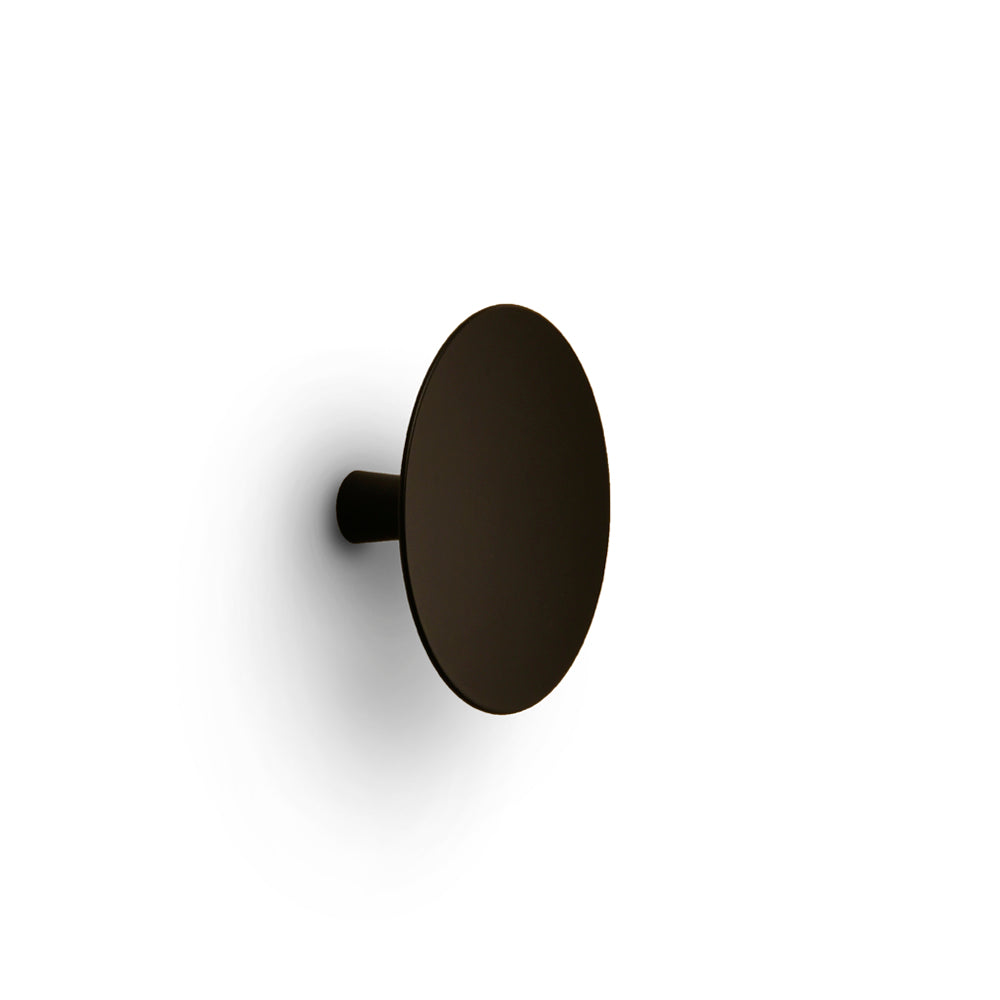 
            
                Load image into Gallery viewer, Miss Dotty Black Solid Brass Knob
            
        