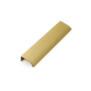 Deluge Solid Brushed Brass Pull Handle