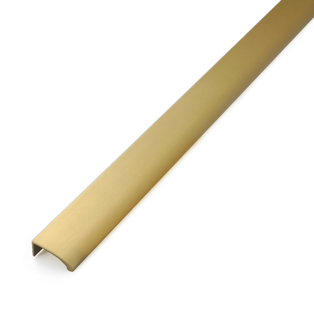 Deluge Solid Brushed Brass Pull Handle