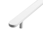 Eclair White Solid Brass Appliance Pull