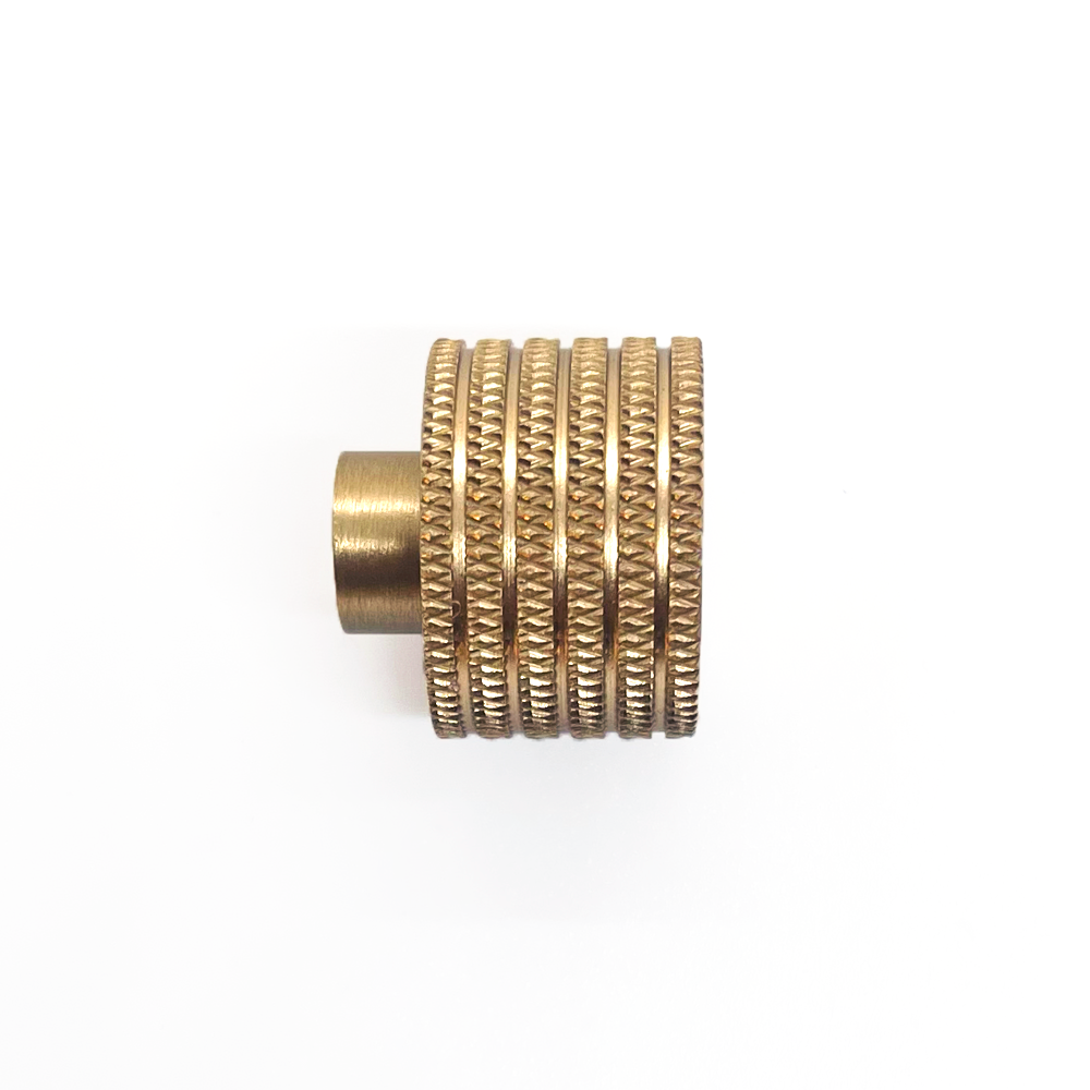 Tunie Solid Brass Knurled Knob