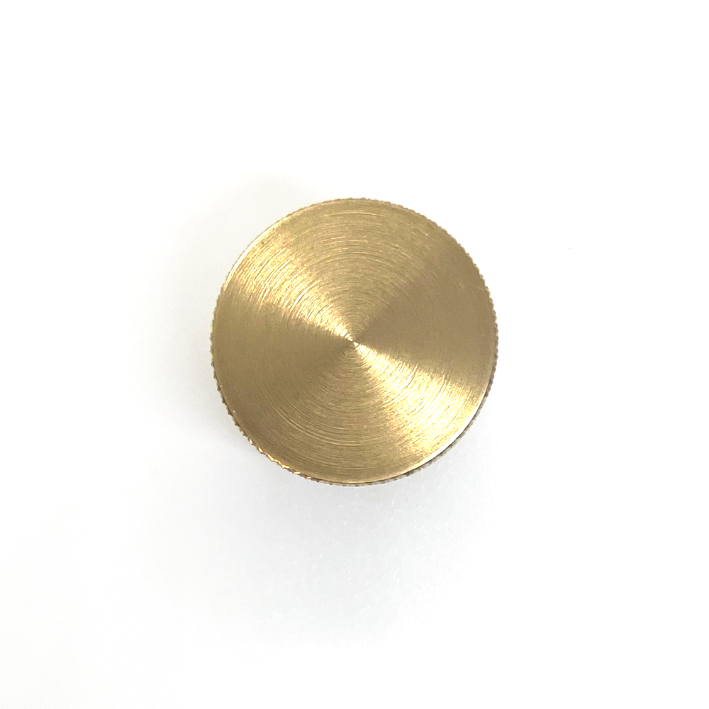 Tunie Solid brass Knurled knob Hardware Concepts